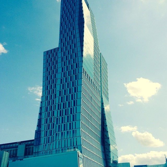 LOW ANGLE VIEW OF MODERN BUILDINGS