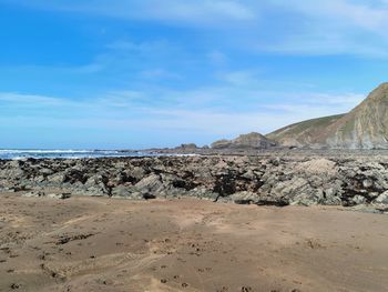 Beautiful hartland quay beach