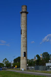 View of monument against blue sky