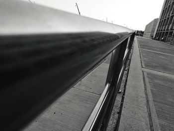 Railroad tracks against sky