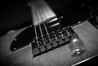 Close-up of guitar