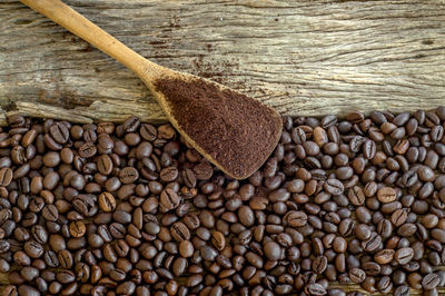 Close-up of coffee beans