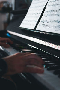 Man playing piano