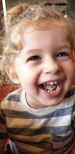 Portrait of smiling girl