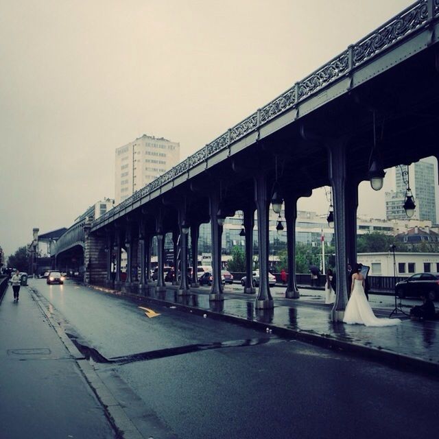 VIEW OF BRIDGE OVER ROAD