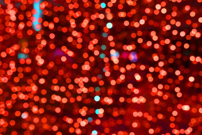 Defocused image of lights at night
