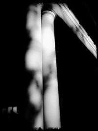 View of the dark