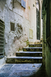 Steps outside house