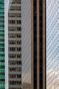 Low angle view of modern building in city