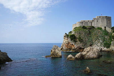 Exterior architecture and decoration at dubrovnik, croatia