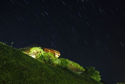 Low angle view of stars in sky