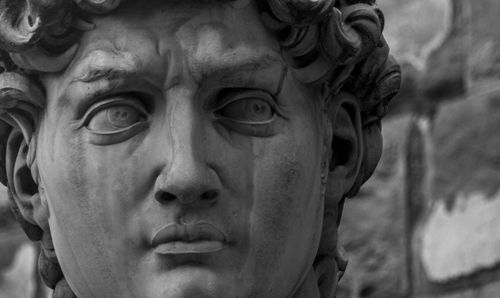 Close-up of statue