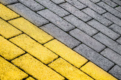 Full frame shot of cobblestone street