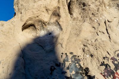 Close-up of rock formations