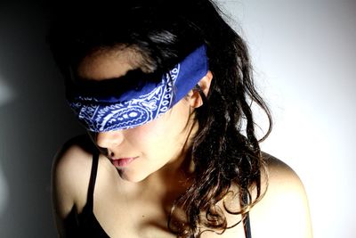 Portrait of young woman