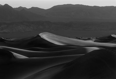 Scenic view of desert