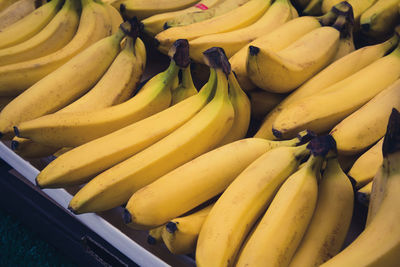 Close-up of yellow fruits in market