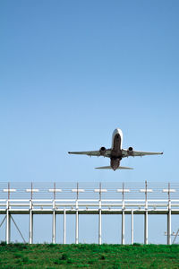 Low angle view of airplane