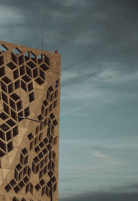 Low angle view of building against sky