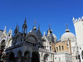 View of cathedral against blue sky