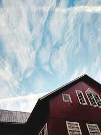 Low angle view of building against sky