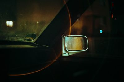 Close-up of vintage car