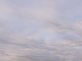 Low angle view of clouds in sky