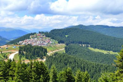 Kümbet plateau in giresun, turkey.