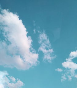 Low angle view of clouds in sky