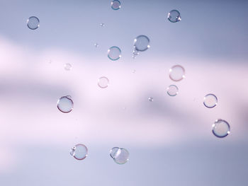 View of bubbles