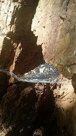 Close-up of rock formation