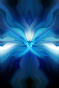 Digital composite image of blue background