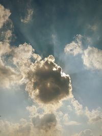 Low angle view of cloudscape