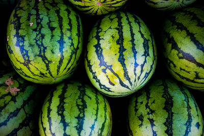Close-up of pumpkins for sale at market