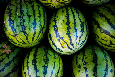 Full frame shot of watermelons for sale at market