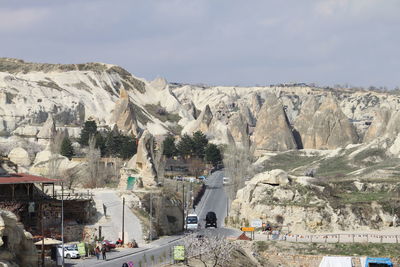 Panoramic view of buildings in city