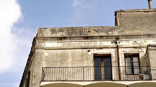 Low angle view of building against sky