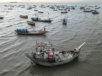 Fishing boats in the bangladesh 