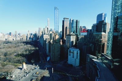 Skyscrapers in city