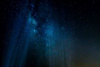 Low angle view of star field at night