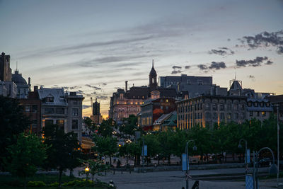 View of buildings in city