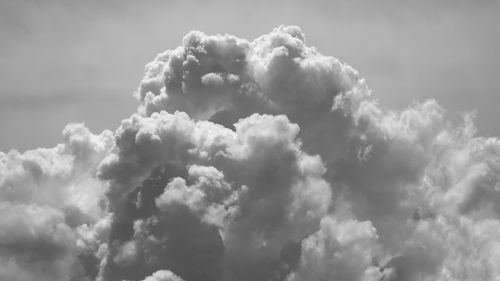 Low angle view of clouds in sky