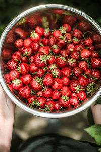 Close-up of strawberries