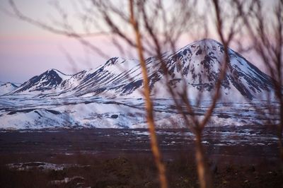 View from dimmuborgir lava fileds