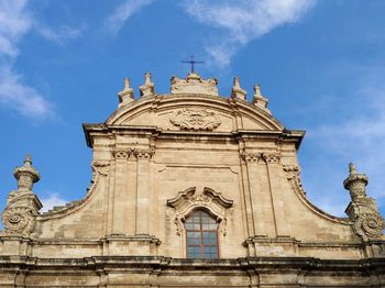 Low angle view of cathedral against sky