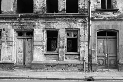 Low angle view of old building