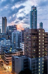 Cityscape against sky