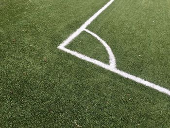 Full frame shot of soccer field