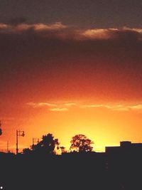 Scenic view of sky at sunset