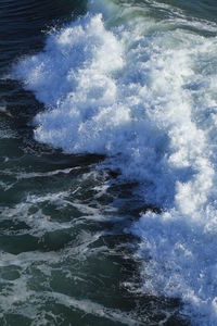 View of waves in sea